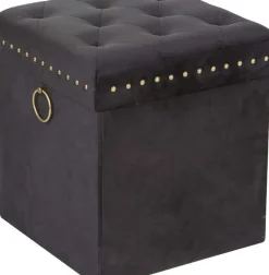 Inspire Me! Home Decor Gold Anastasia Storage Ottoman (4 Colors) Sale
