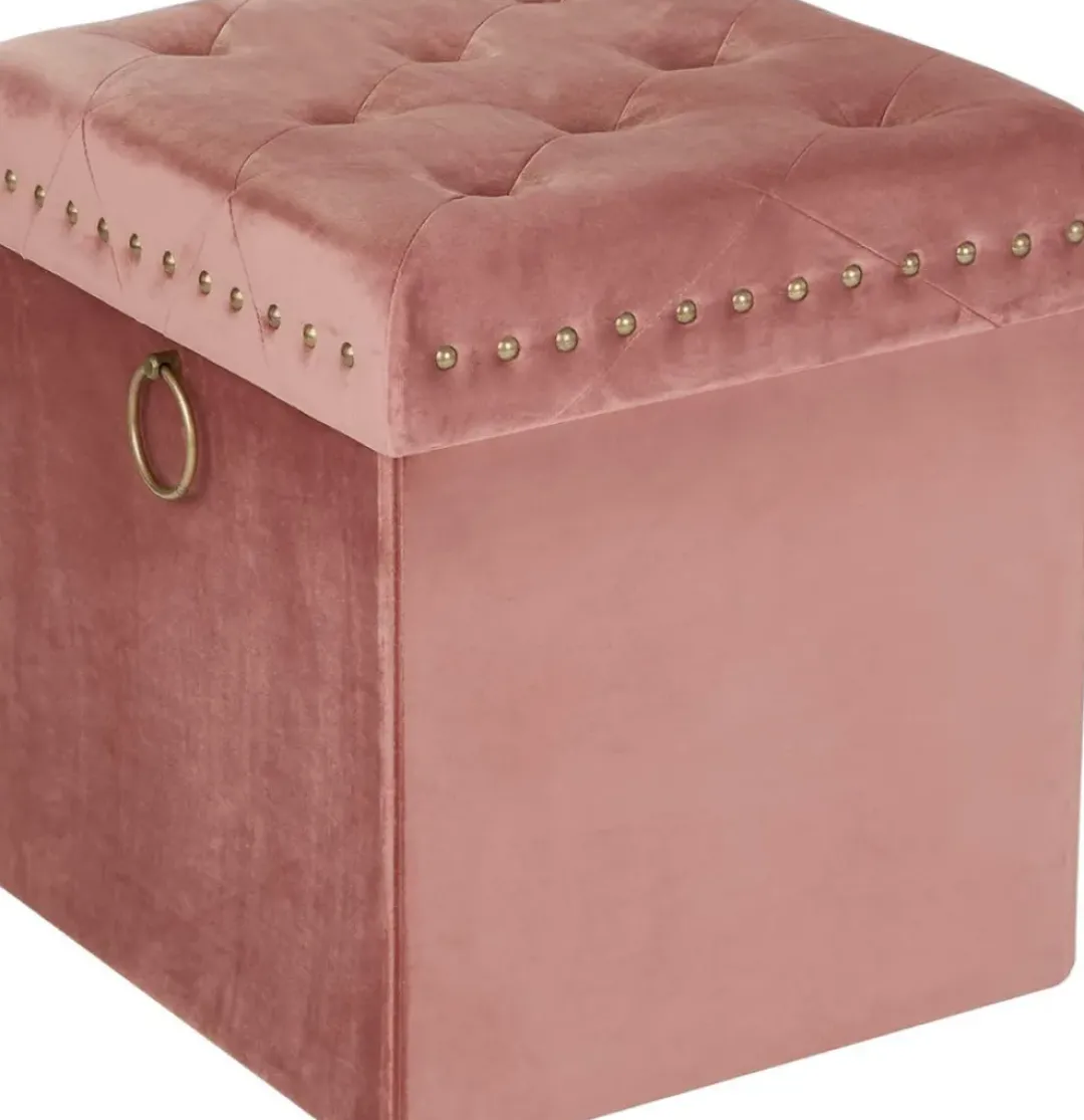Inspire Me! Home Decor Gold Anastasia Storage Ottoman (4 Colors) Sale