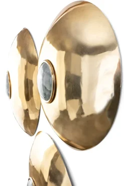 Inspire Me! Home Decor Gold And Ivory Detailed Wall Art Fashion