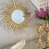 Inspire Me! Home Decor Gold And Silver Metal Flower Field Wall Art Clearance