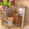 Inspire Me! Home Decor Gold And White 4 Piece Place Setting Fashion