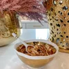 Inspire Me! Home Decor Gold And White Beaded Loaf Baking Dish Outlet