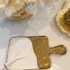 Inspire Me! Home Decor Gold And White Snack Bowl And Spoon Set Fashion