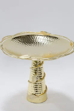 Inspire Me! Home Decor Gold And White Stand New