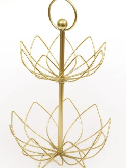 Inspire Me! Home Decor Gold And White Beaded Soup Tureen & Ladle New