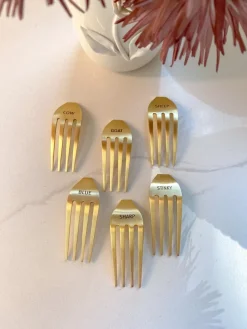 Inspire Me! Home Decor Gold And White Enameled Metal Tea Spoon Rest Hot