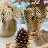 Inspire Me! Home Decor Gold And White Acorn Salt And Pepper Shakers Best