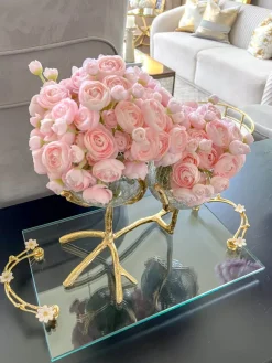 Inspire Me! Home Decor Gold And White Twist Vase (2 Sizes) Outlet