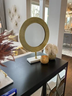 Inspire Me! Home Decor Gold Asymmetrical Circle Mirrors (Set Of 3 – 3 Different Sizes) Outlet