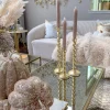 Inspire Me! Home Decor Gold Band Taper Candles (Set Of 6) Hot