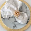 Inspire Me! Home Decor Gold Beaded Mini Cupcake Stand Fashion