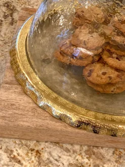 Inspire Me! Home Decor Gold Beaded Snack Bowl W/ Spoon Best
