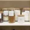 Inspire Me! Home Decor Gold Beaded Canisters W/ Marble Lid (3 Sizes) Best
