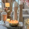 Inspire Me! Home Decor Gold Bead Detailed Candleholder (3 Sizes) Discount