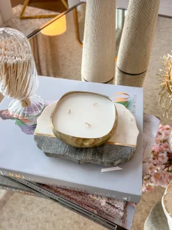 Inspire Me! Home Decor Gold Bead Detailed Candleholder (3 Sizes) Discount