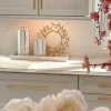 Inspire Me! Home Decor Gold Bordered Glass Cake Dome Hot