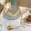 Inspire Me! Home Decor Gold Bowl On Leaf Base New