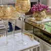 Inspire Me! Home Decor Gold Branch Triple Candle Holder New