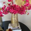 Inspire Me! Home Decor Gold Brushed Glass Vase Best