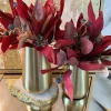 Inspire Me! Home Decor Gold Brushed Glass Snack/ Salad Bowl Online