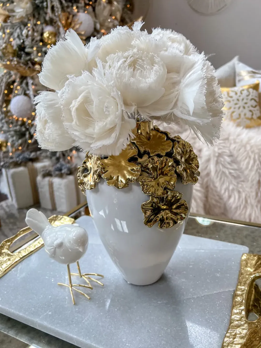 Inspire Me! Home Decor Gold Brushed Moti Bundle Fashion