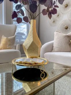 Inspire Me! Home Decor Gold Brushed Vase (2 Sizes) Online