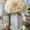 Inspire Me! Home Decor Gold Candle Holder Leaf Design (2 Sizes) Outlet