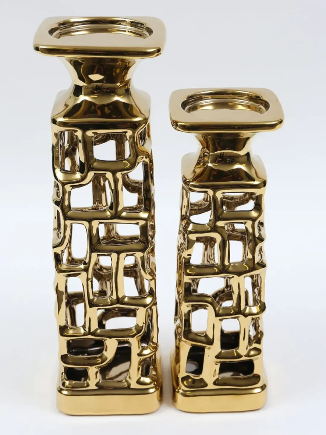 Inspire Me! Home Decor Gold 5 Candlestick Holder Sale