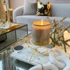 Inspire Me! Home Decor Gold Candle Holder With Dimensional Cut Out Design (2 Sizes) Best