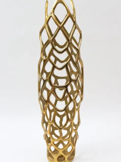 Inspire Me! Home Decor Gold Cascading Floral And White Vase Hot