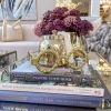 Inspire Me! Home Decor Gold Circular Decorative Glasses New