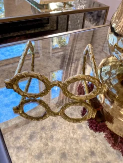 Inspire Me! Home Decor Gold Circular Decorative Glasses New