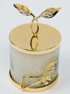 Inspire Me! Home Decor Gold Circle Candle Holders (Set Of 3) New