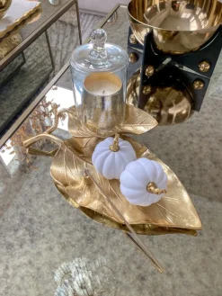 Inspire Me! Home Decor Gold Clear Glass Apothecary Jar W/ Lid (2 Colors) Best