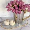 Inspire Me! Home Decor Gold Contemporary Floor Vase Fashion