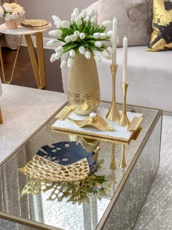 Inspire Me! Home Decor Gold Detailed Goblet Set Of 3 Sale