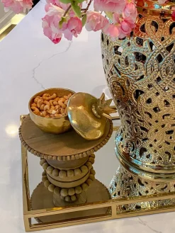 Inspire Me! Home Decor Gold Dipped Large Bowl Sale