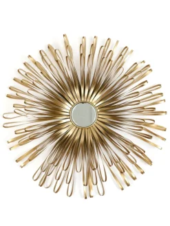 Inspire Me! Home Decor Gold Disk W/ Grey Natural Stone Wall Decor, Set Of 3 WALL ART & MIRRORS Online