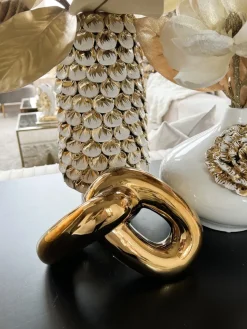 Inspire Me! Home Decor Golden Bird In Glass Cloche Hot