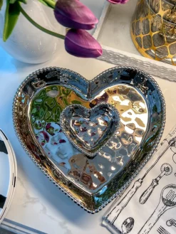 Inspire Me! Home Decor Golden Leaf Bowl Sale
