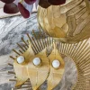Inspire Me! Home Decor Golden Spiral Geometric Design Candlestick (3 Sizes) ” From Pops Of Color Home Collection” Best