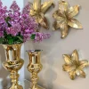 Inspire Me! Home Decor Gold Flower Coasters (Set Of 4) Fashion