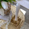 Inspire Me! Home Decor Gold Floral Candle Stick (2 Sizes) Fashion
