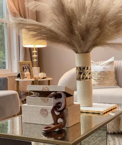 Inspire Me! Home Decor Gold Footed Vase Clearance