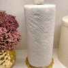 Inspire Me! Home Decor Gold Geod Napkin Rings Set Of 4 New