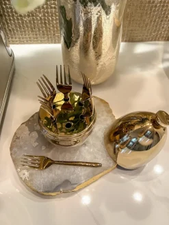 Inspire Me! Home Decor Gold Gilded Beaded Spoon Hot