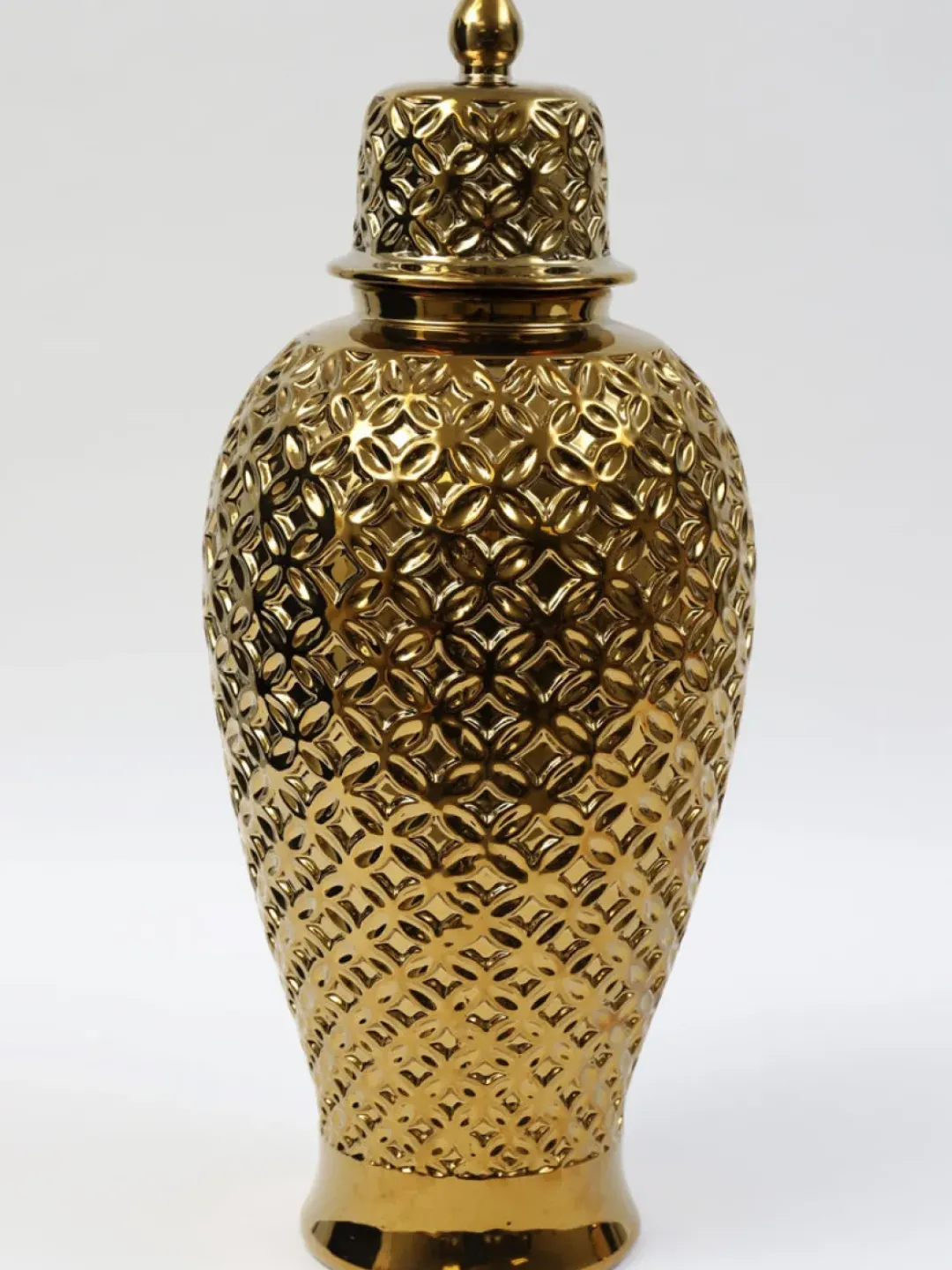 Inspire Me! Home Decor Gold Gilded Leaf Vase (2 Sizes) Outlet