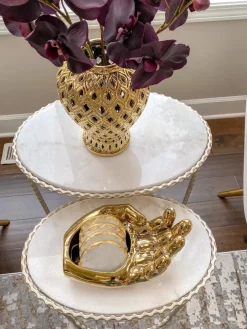 Inspire Me! Home Decor Gold Ginko Leaf Picture Frame (2 Sizes) Picture Frames New