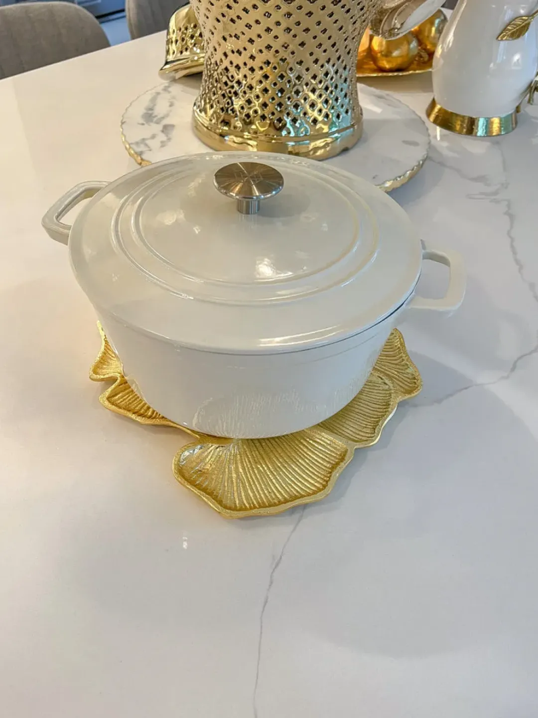 Inspire Me! Home Decor Gold Hammered Texture Pitcher (2 Sizes) New