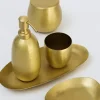 Inspire Me! Home Decor Gold Hammered Bathroom Collection (5 Items) Hot